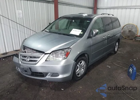 2007 Honda Odyssey Ex-L из США, поврежденный, VIN 5FNRL38727B060519